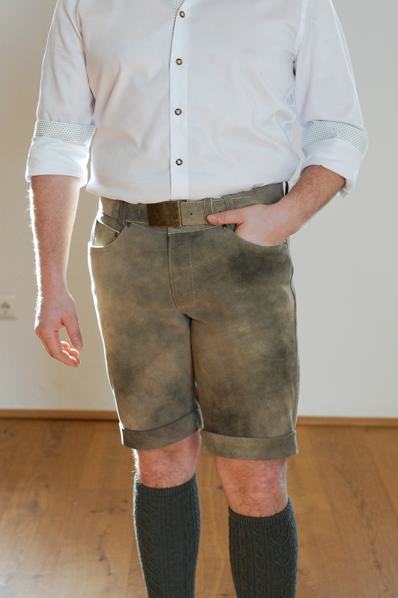 Leder-Stulpenhose von Ostarrichi