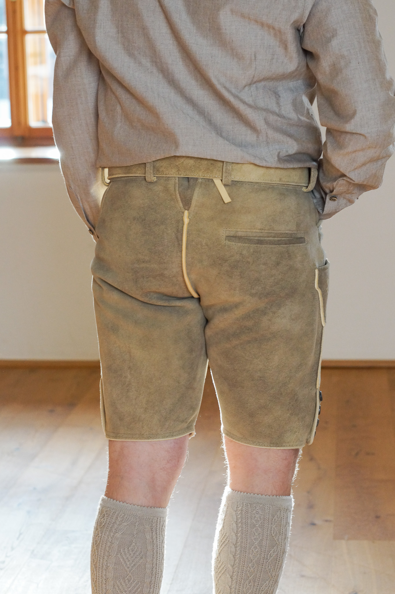 Leder-Stulpenhose von Ostarrichi