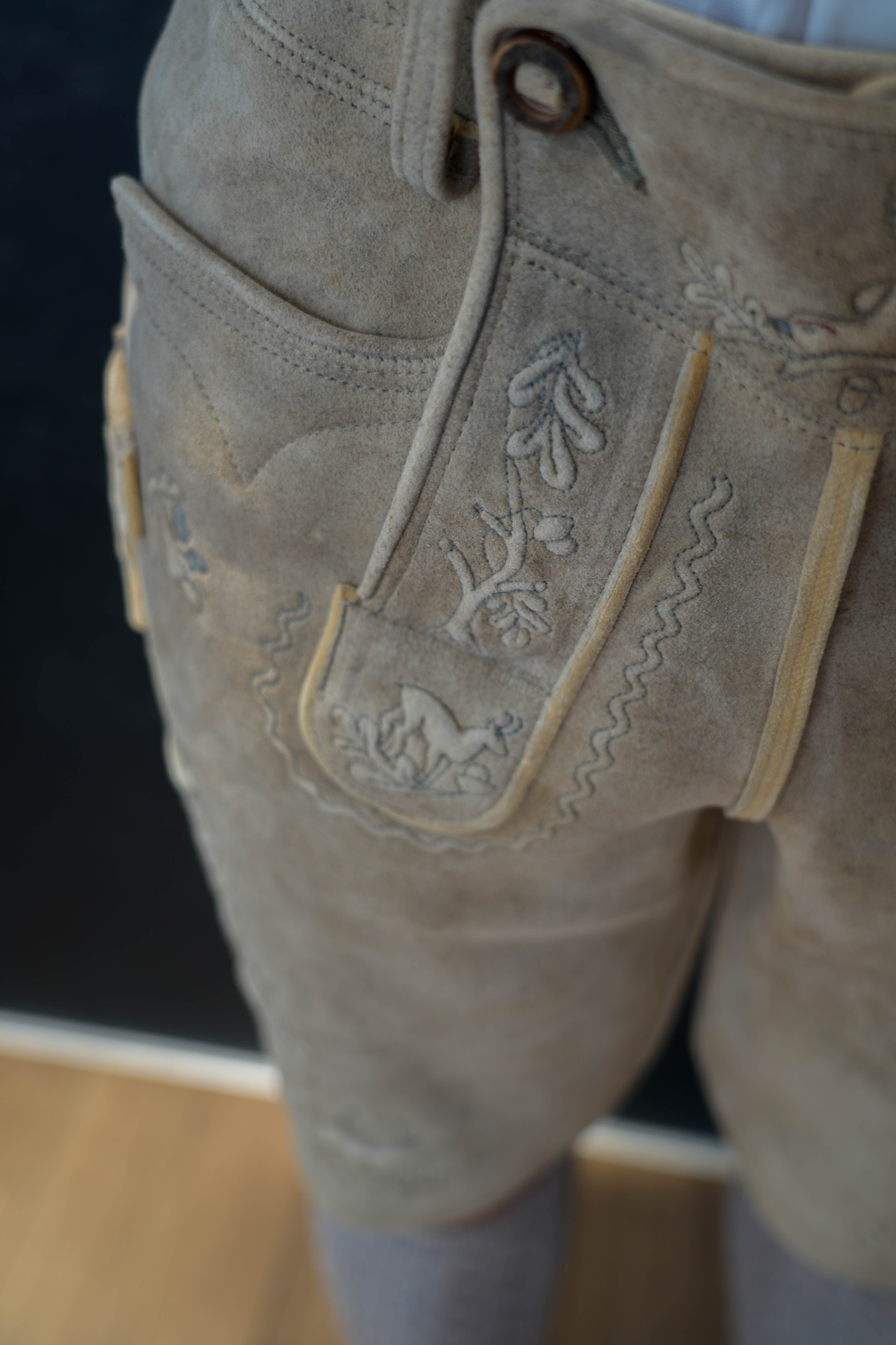 Lederhose Tauern Hirsch von Meindl 