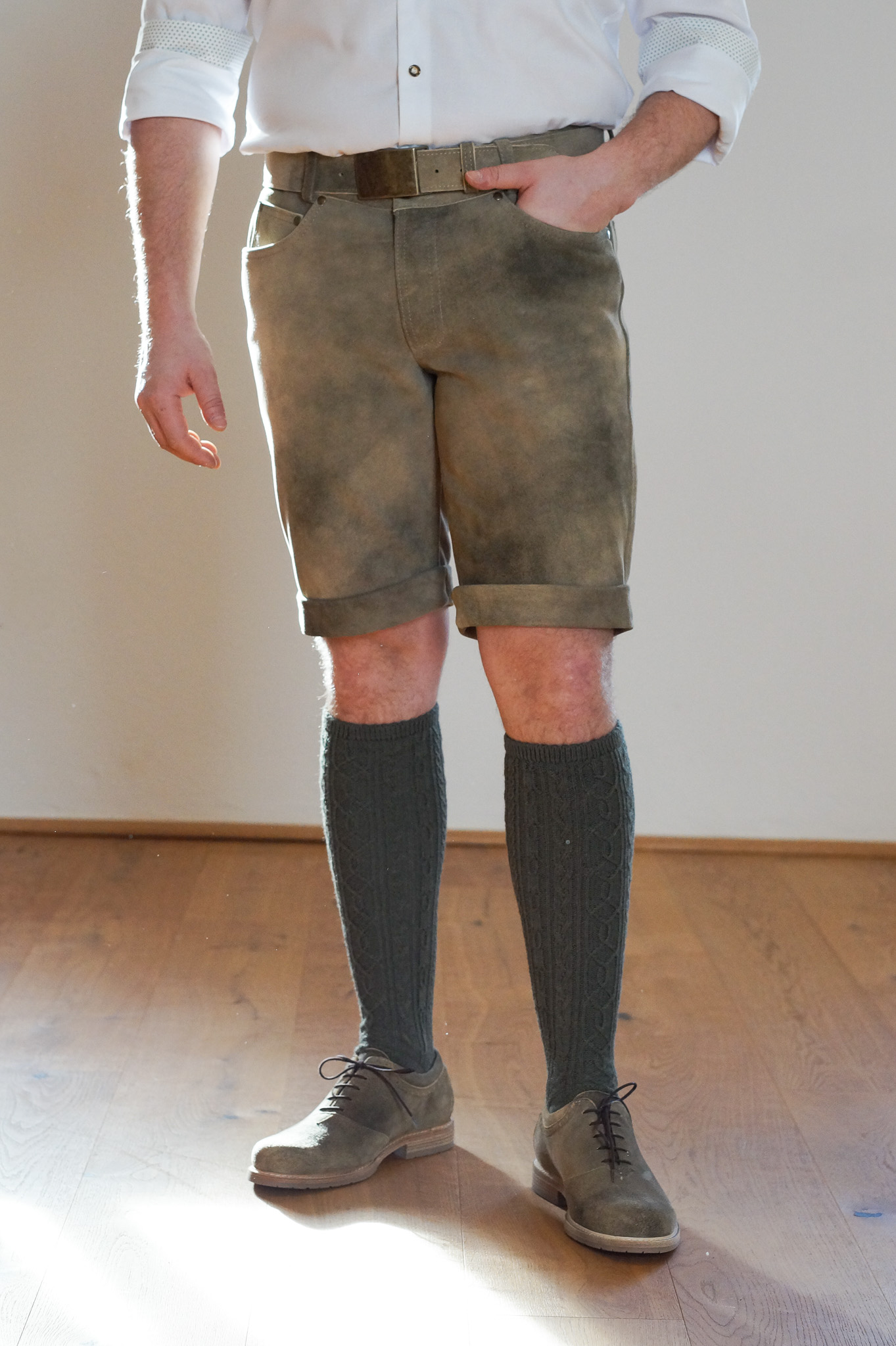 Leder-Stulpenhose von Ostarrichi