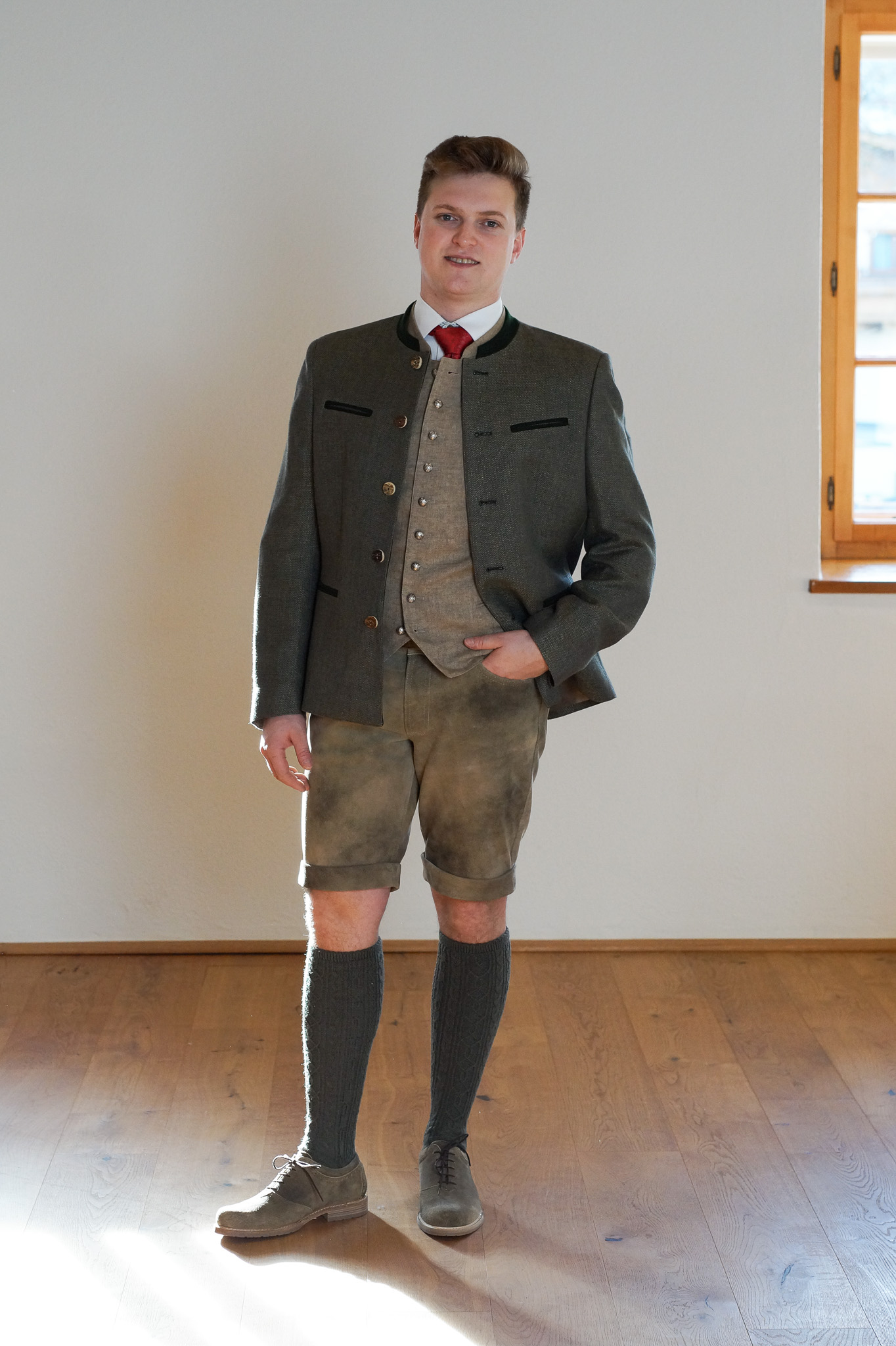 Leder-Stulpenhose von Ostarrichi