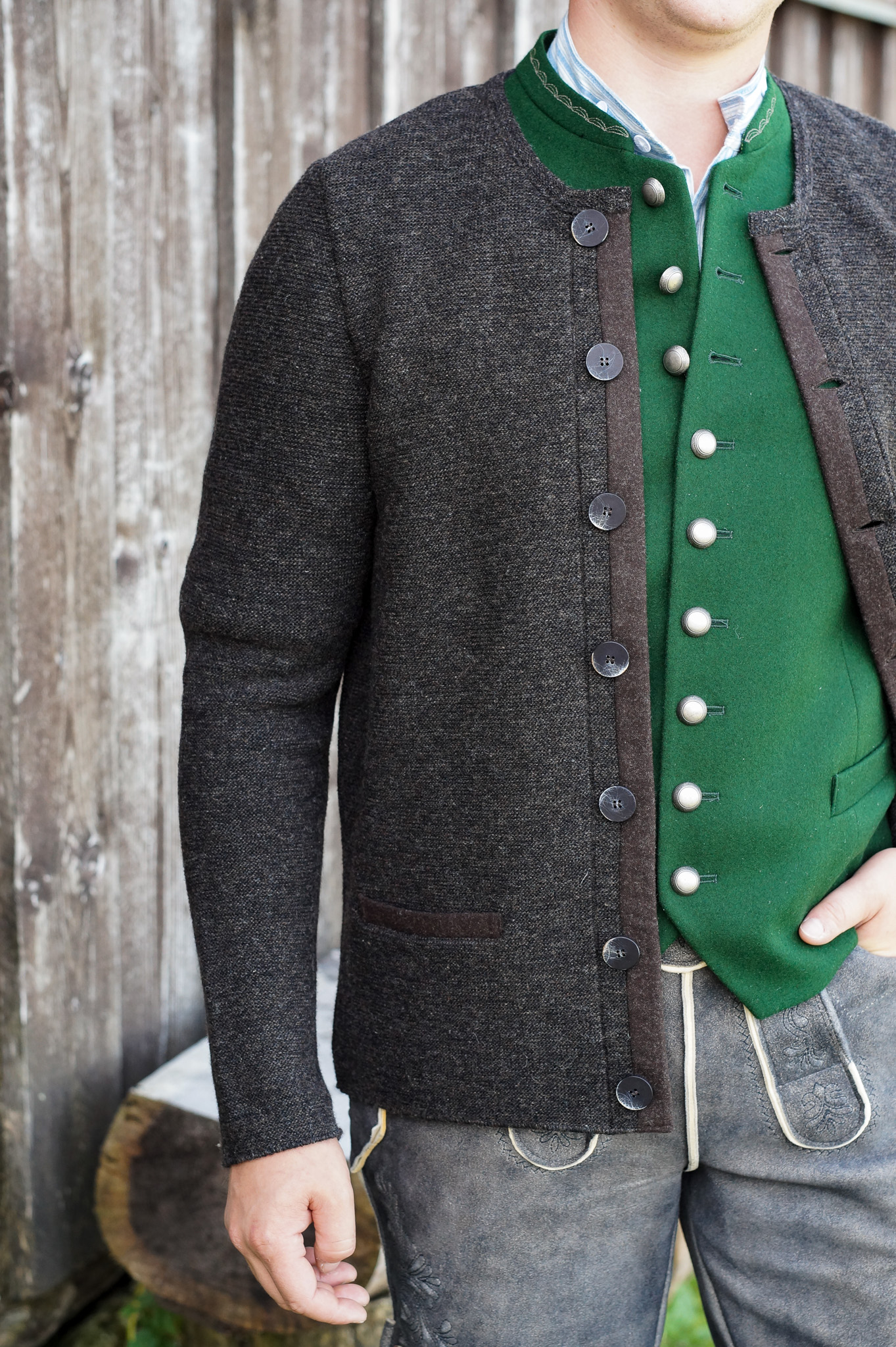 Strickjacke von Grasegger