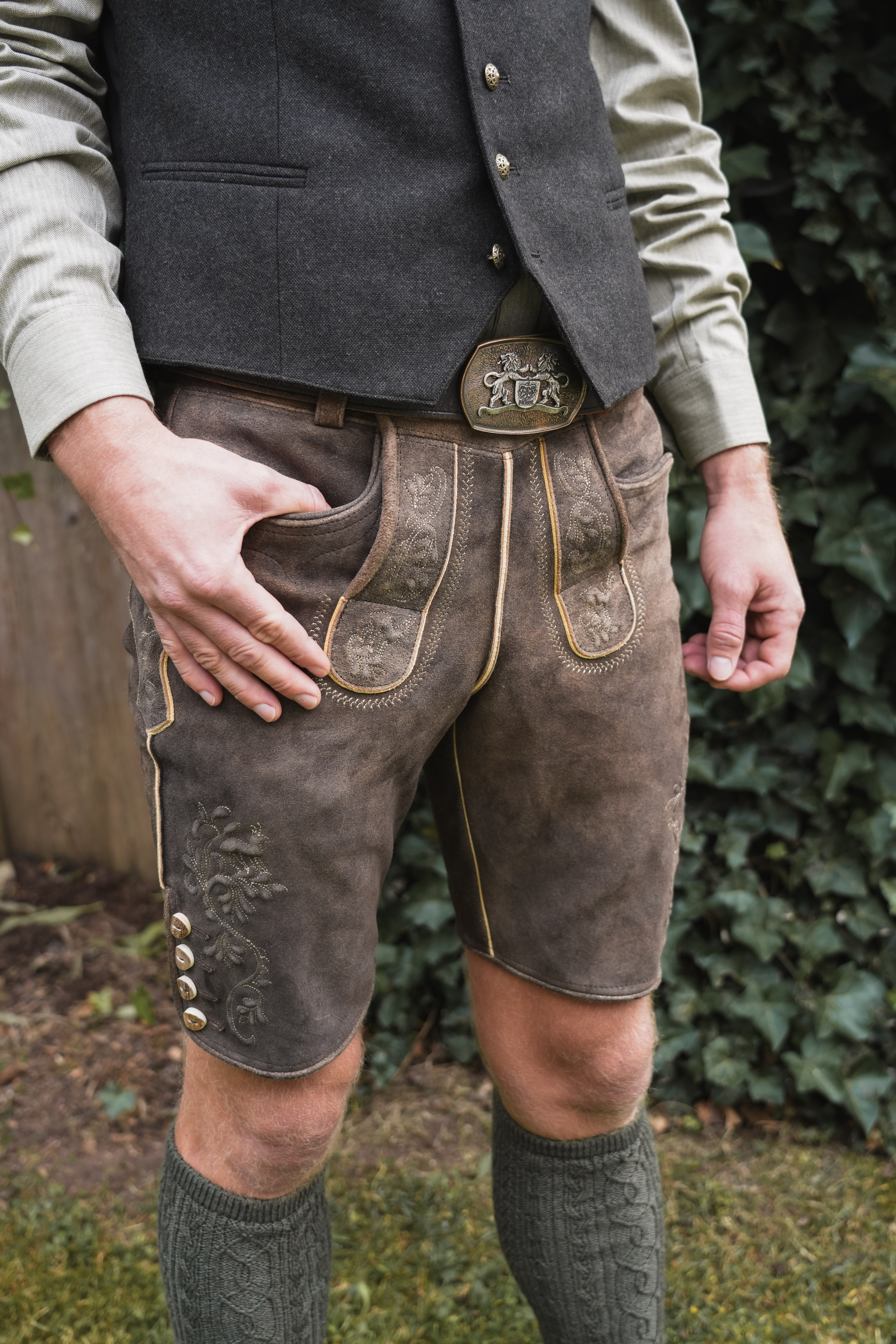 Lederhose Loisachtal von Meindl 