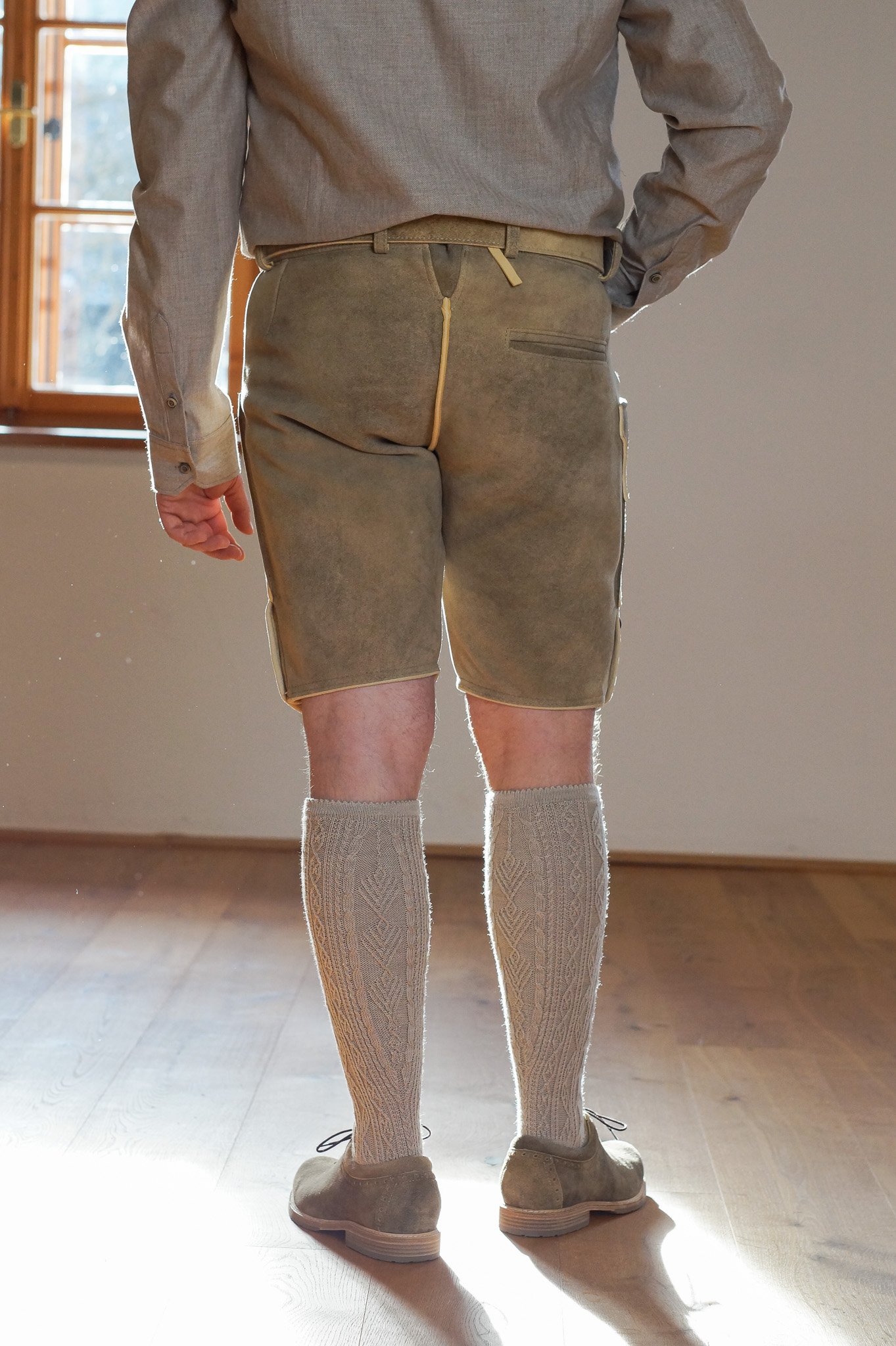 Leder-Stulpenhose von Ostarrichi