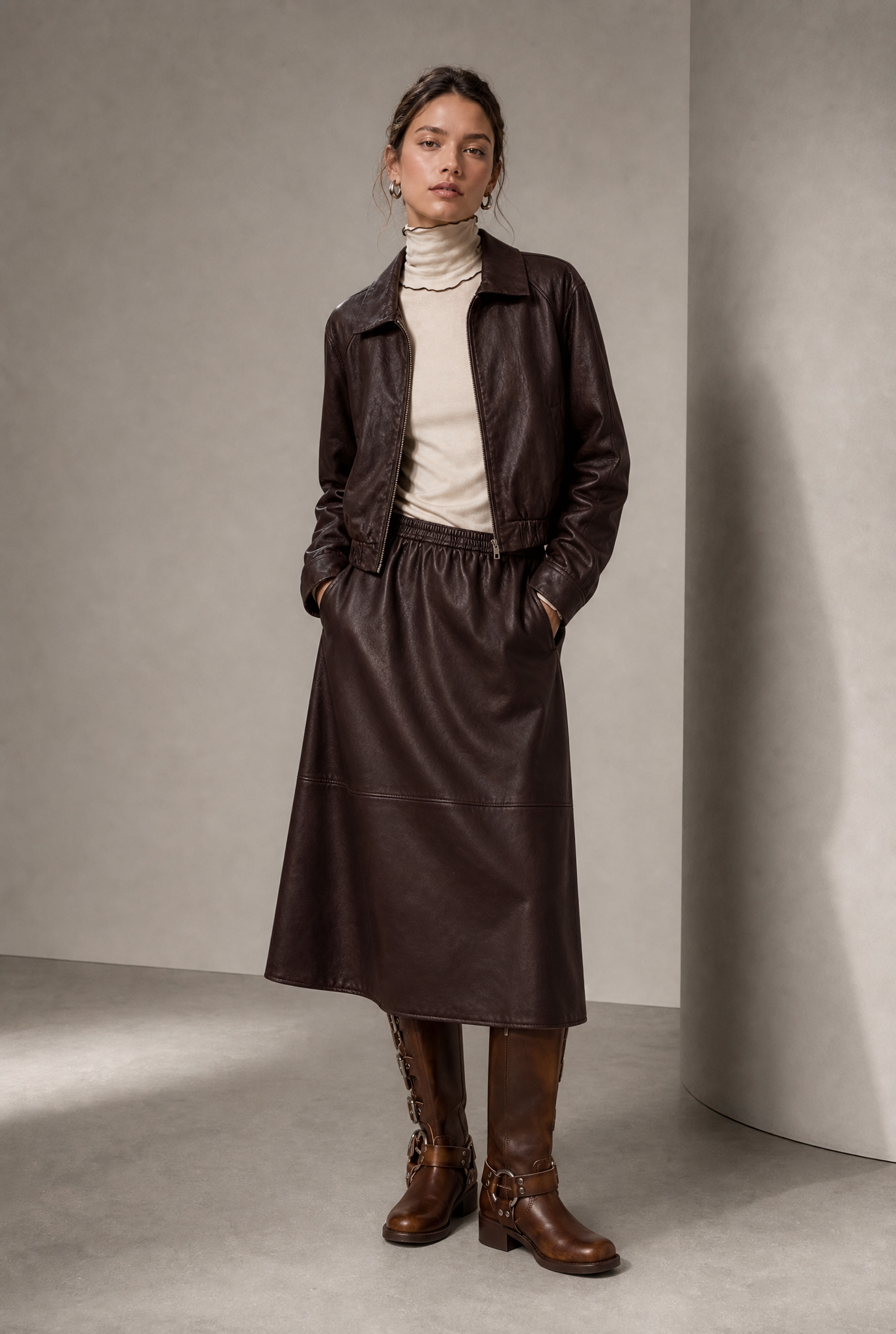 Eco Leder Jacke von Jane Lushka 