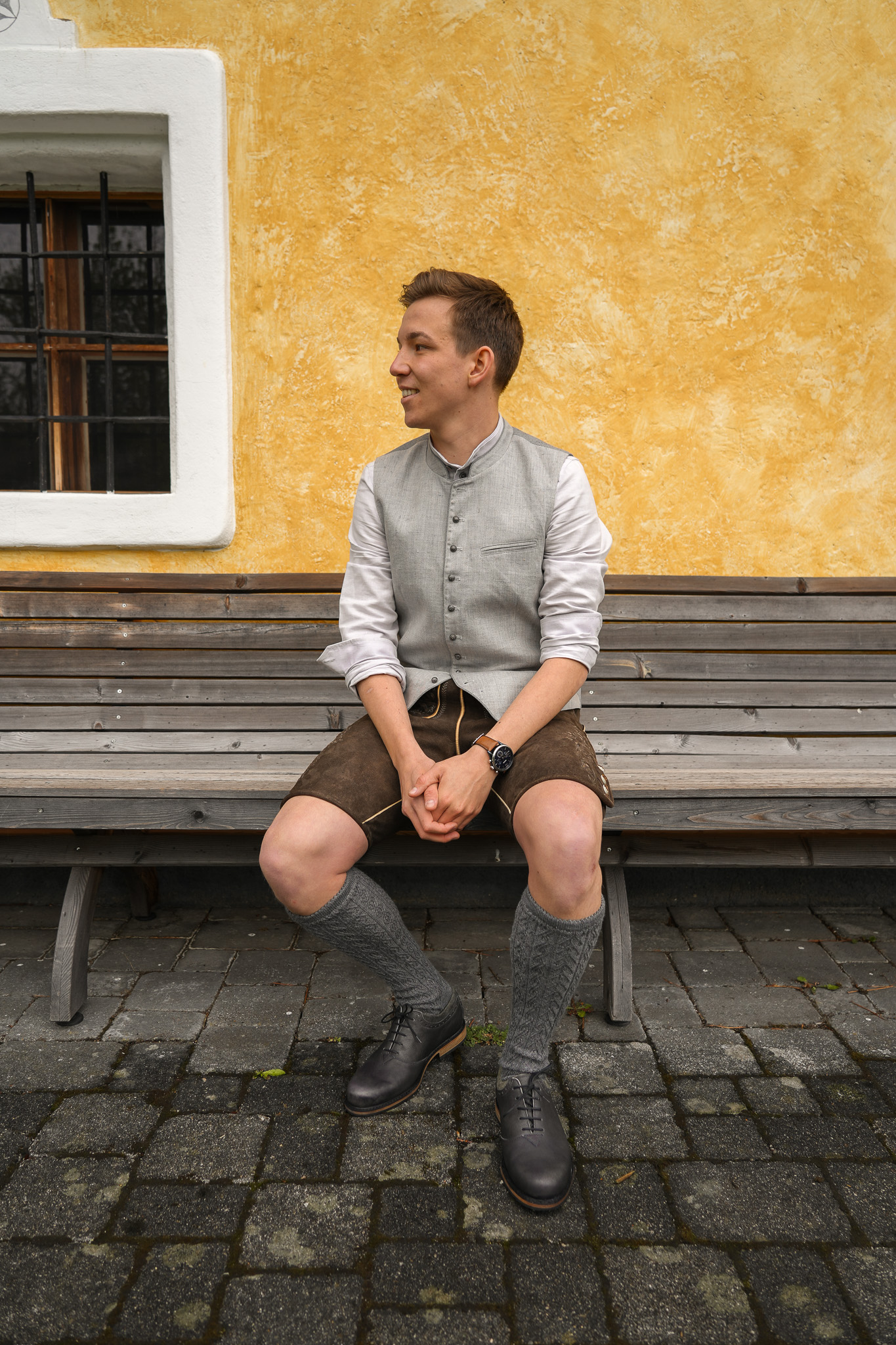 Lederhose Loisachtal von Meindl 