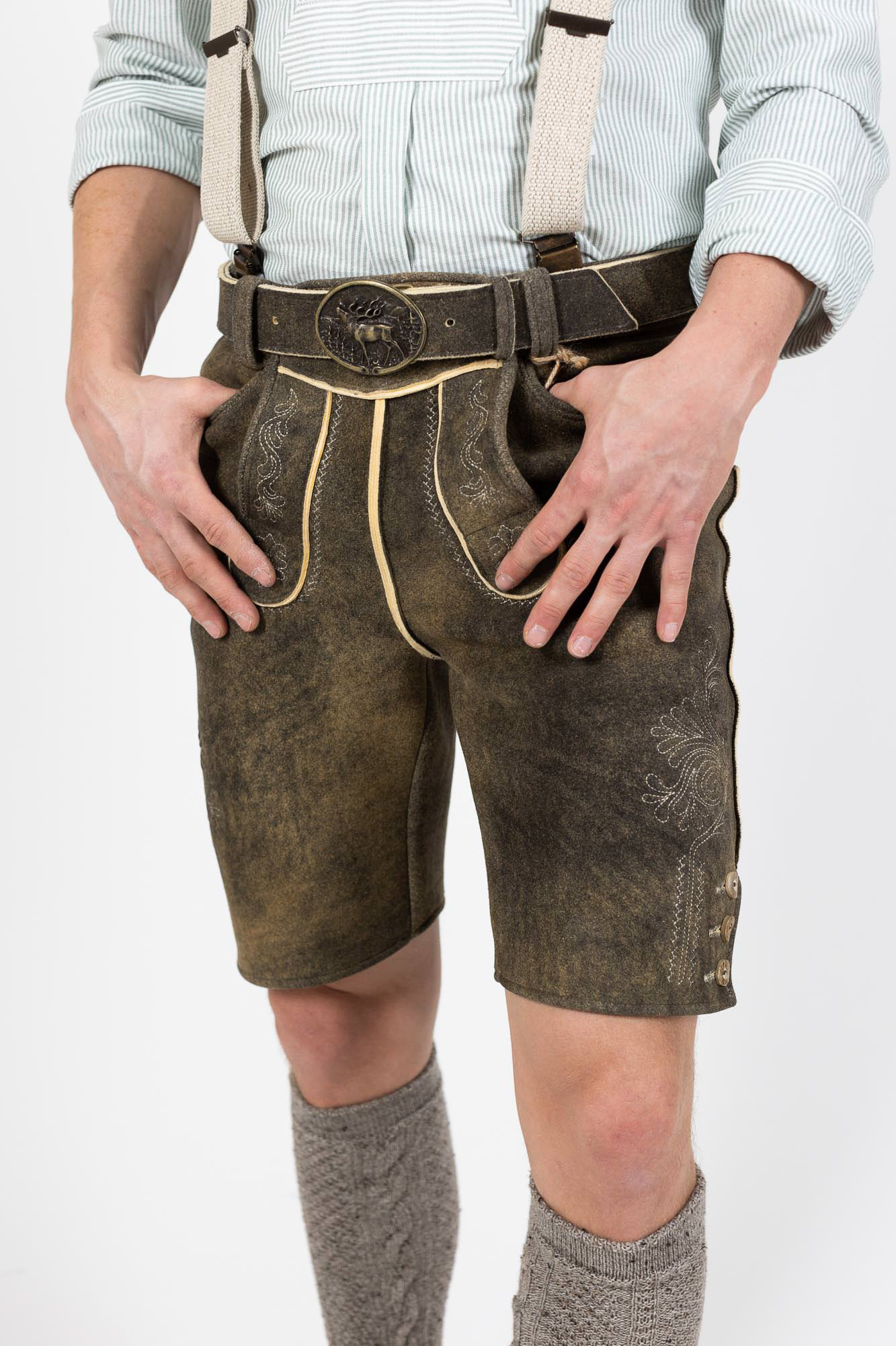 Hirschlederhose Karl2 von Buchberger